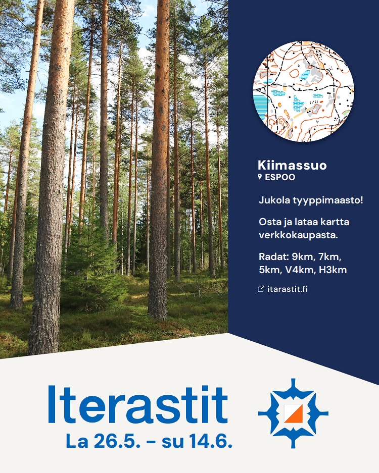 Iterastit Kiimassuo 30.5.-14.6.2026
